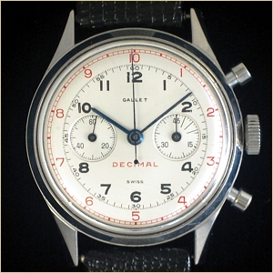 The Gallet MultiChron Decimal chronograph...